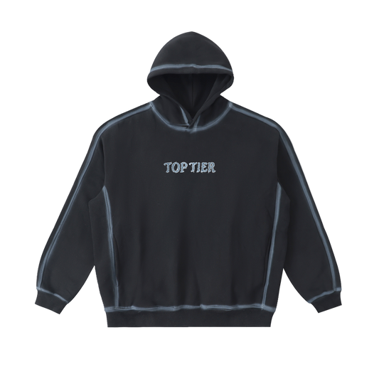 Smoking Skull "TT" Sunfaded Hoodie