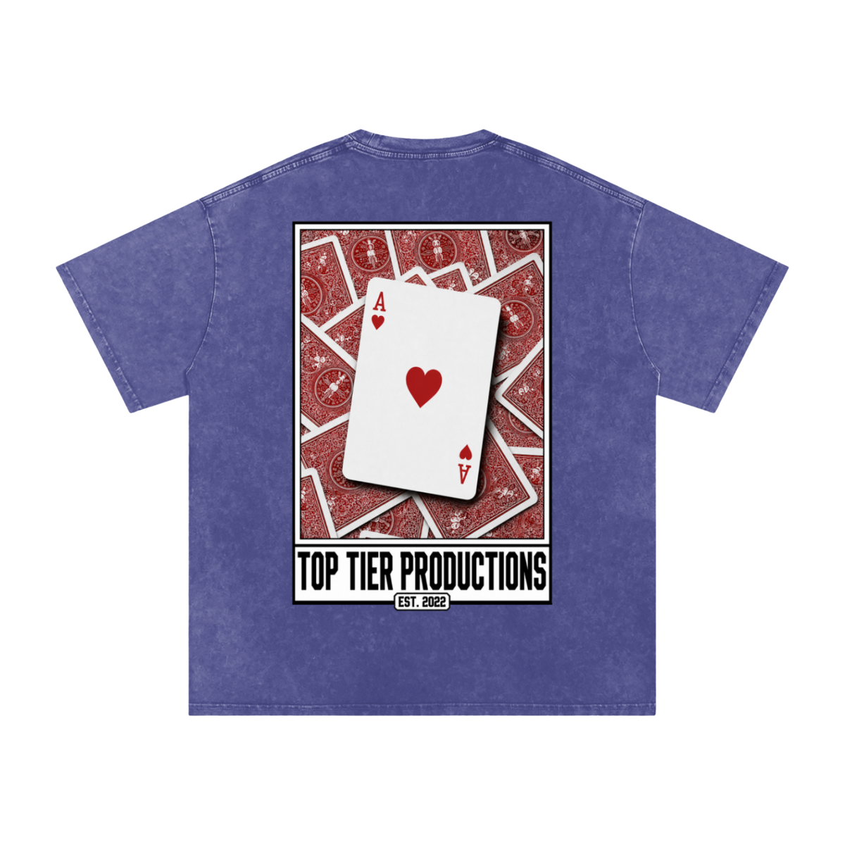 Top Tier Ace's Washed Oversized T-Shirt