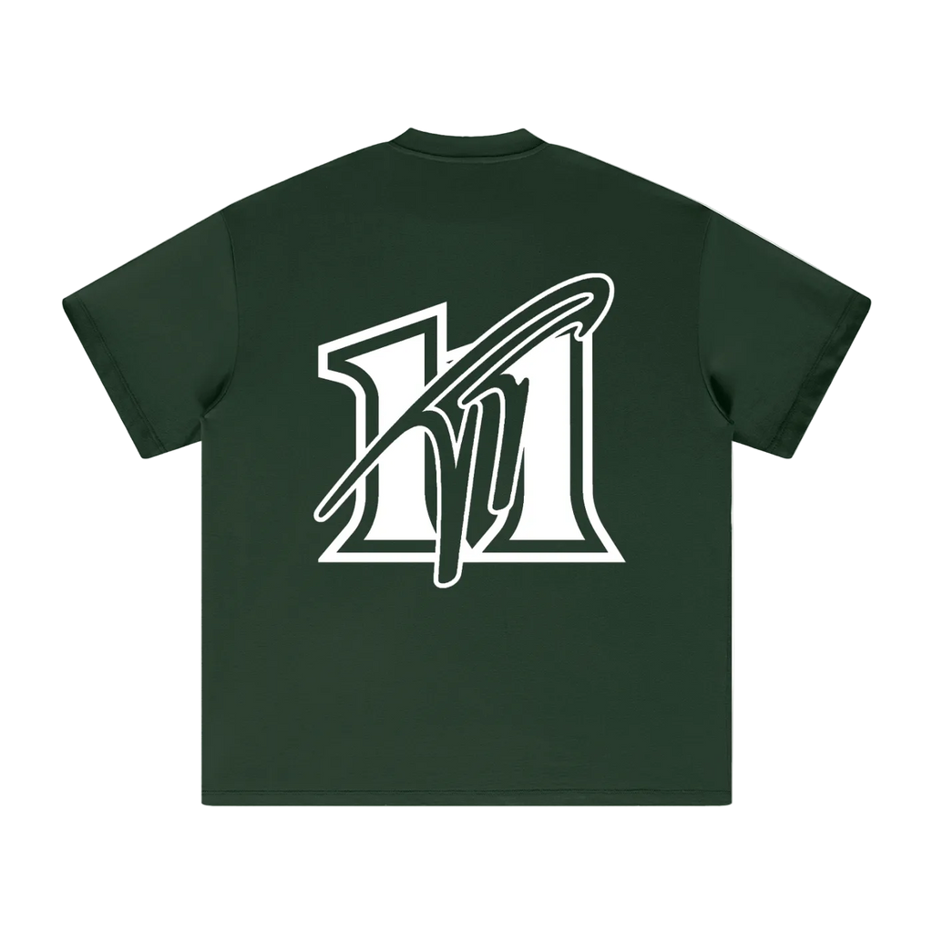T-shirt épais « Varsity Script » aux couleurs de la terre