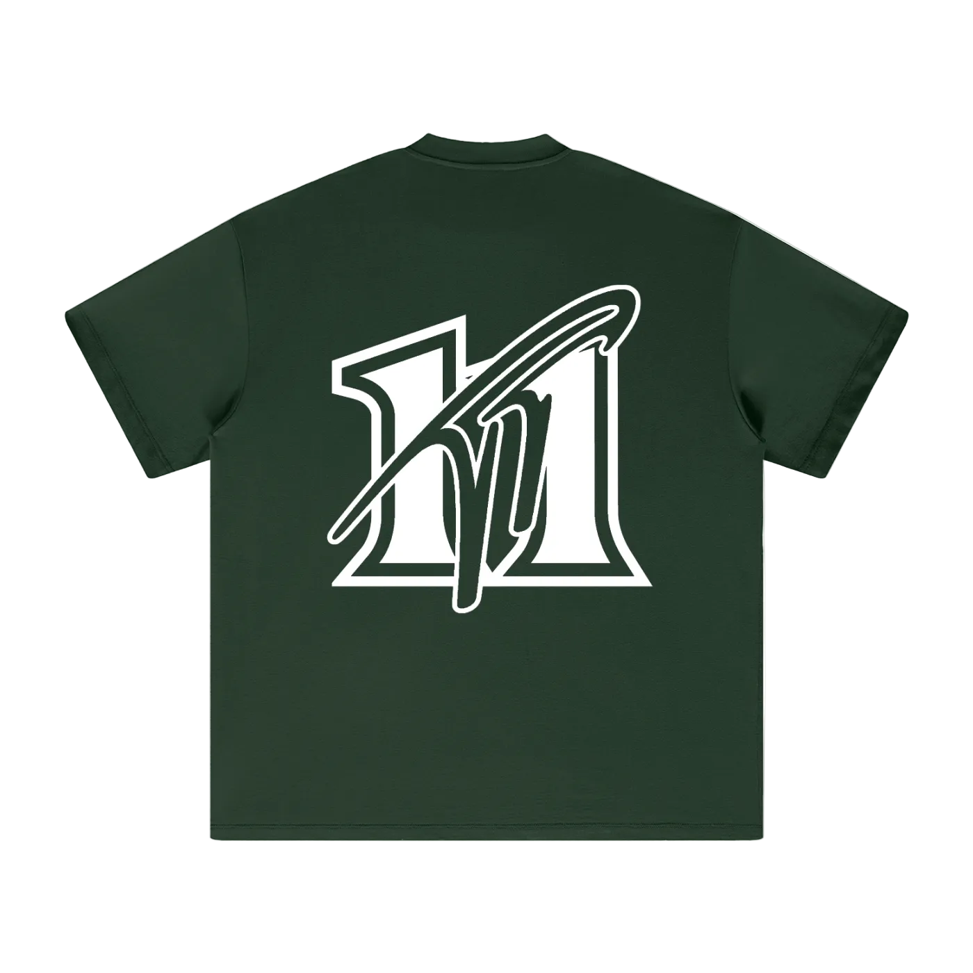 T-shirt épais « Varsity Script » aux couleurs de la terre