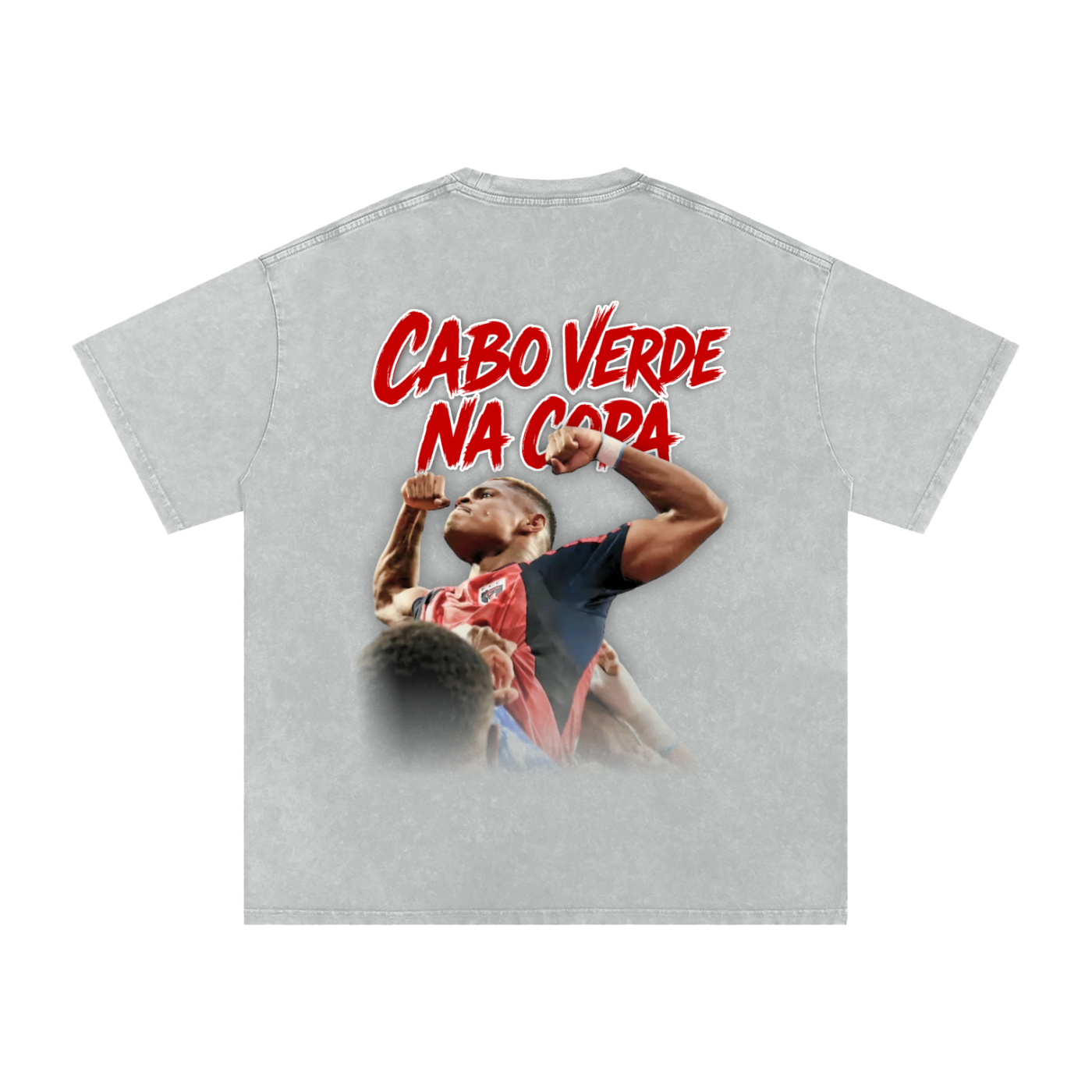 Hélio Varela "Cabo Verde Na Copa" Washed Oversized T-Shirt