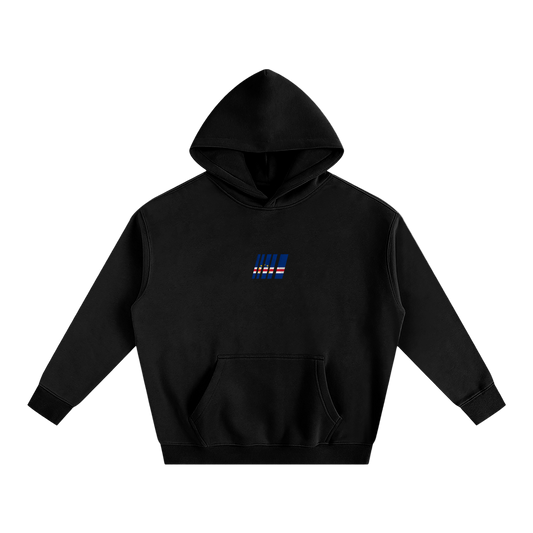 Cape Verdean Flag Oversize Solid-Color Hoodie