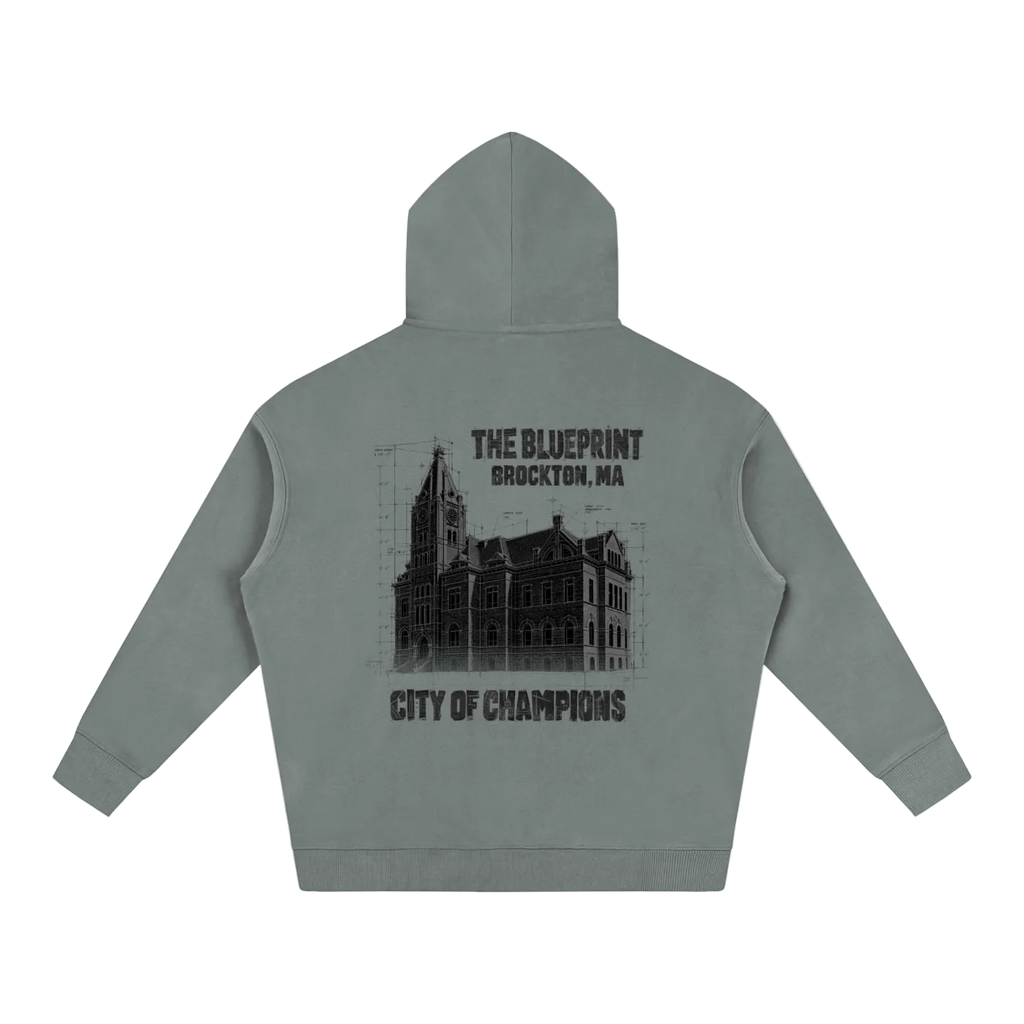 "Brockton - The Blueprint" Oversized Hoodie