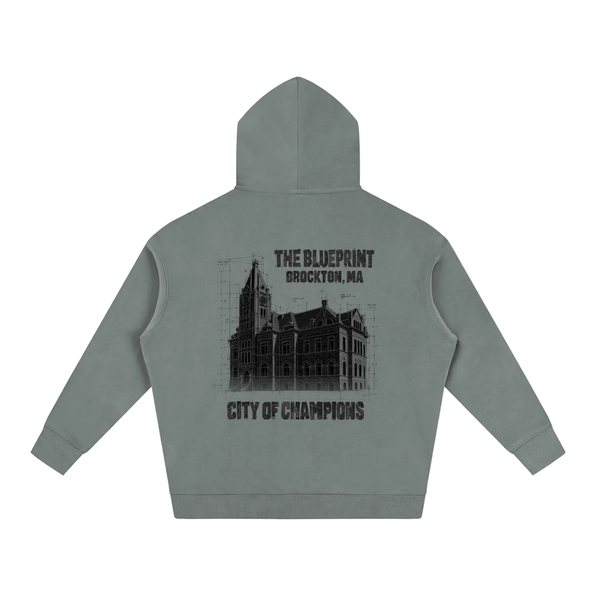"Brockton - The Blueprint" Oversized Hoodie