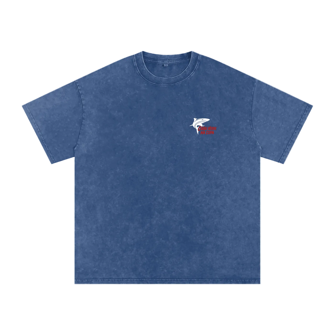 Cabo Verde Na Copa Red Washed Oversized T-Shirt