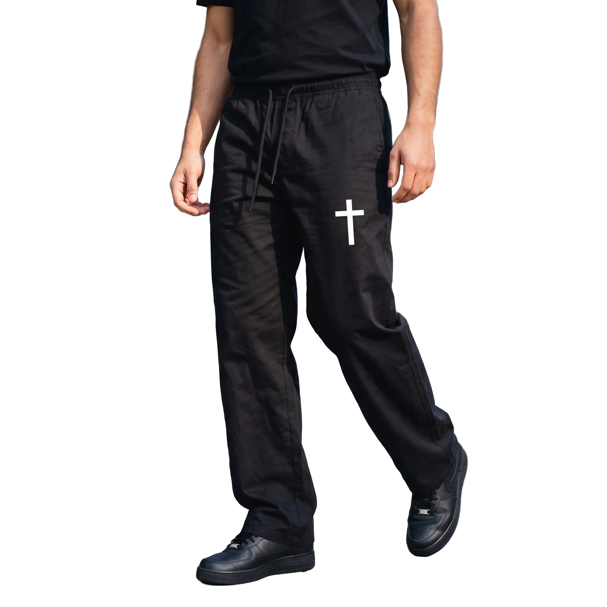 Child of God "Cross" Heavyweight Sweatpants (Black)