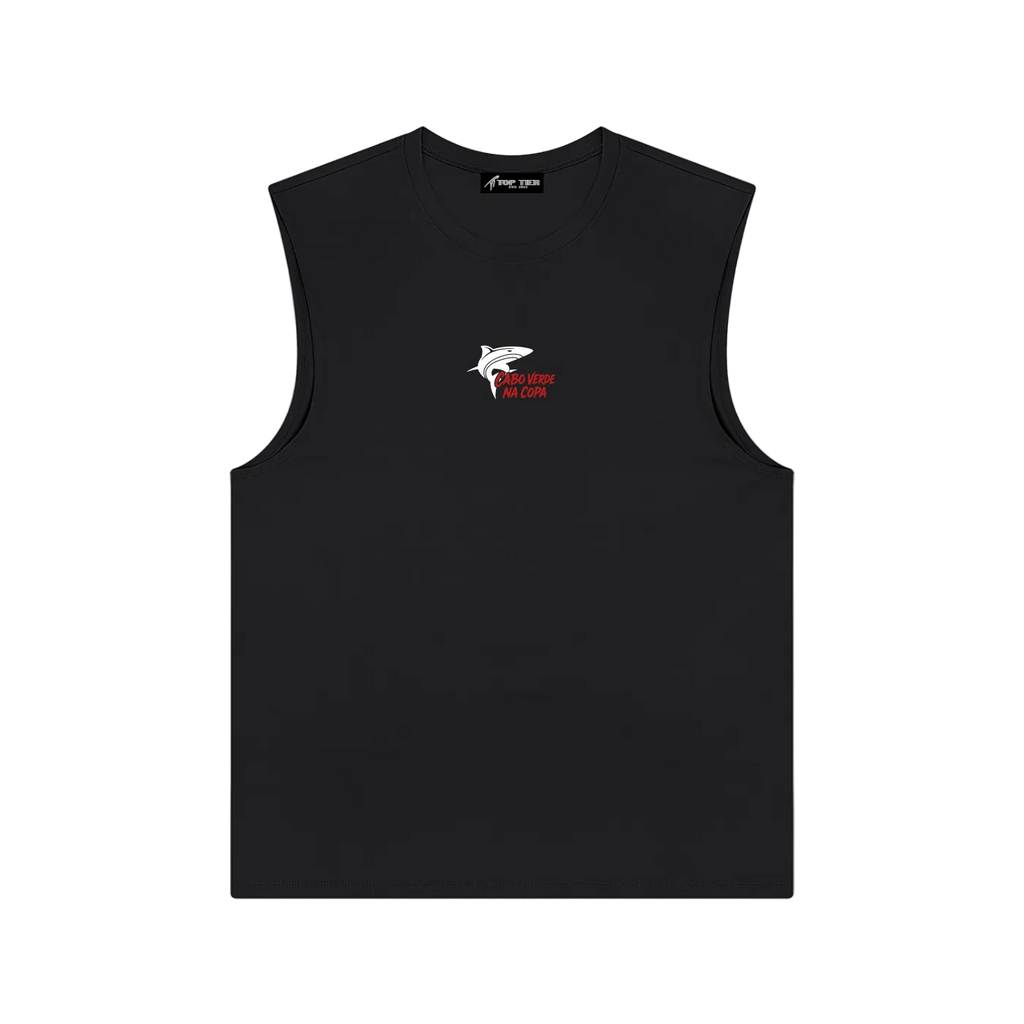 Cabo Verde Na Copa Red Athletic Tank Top