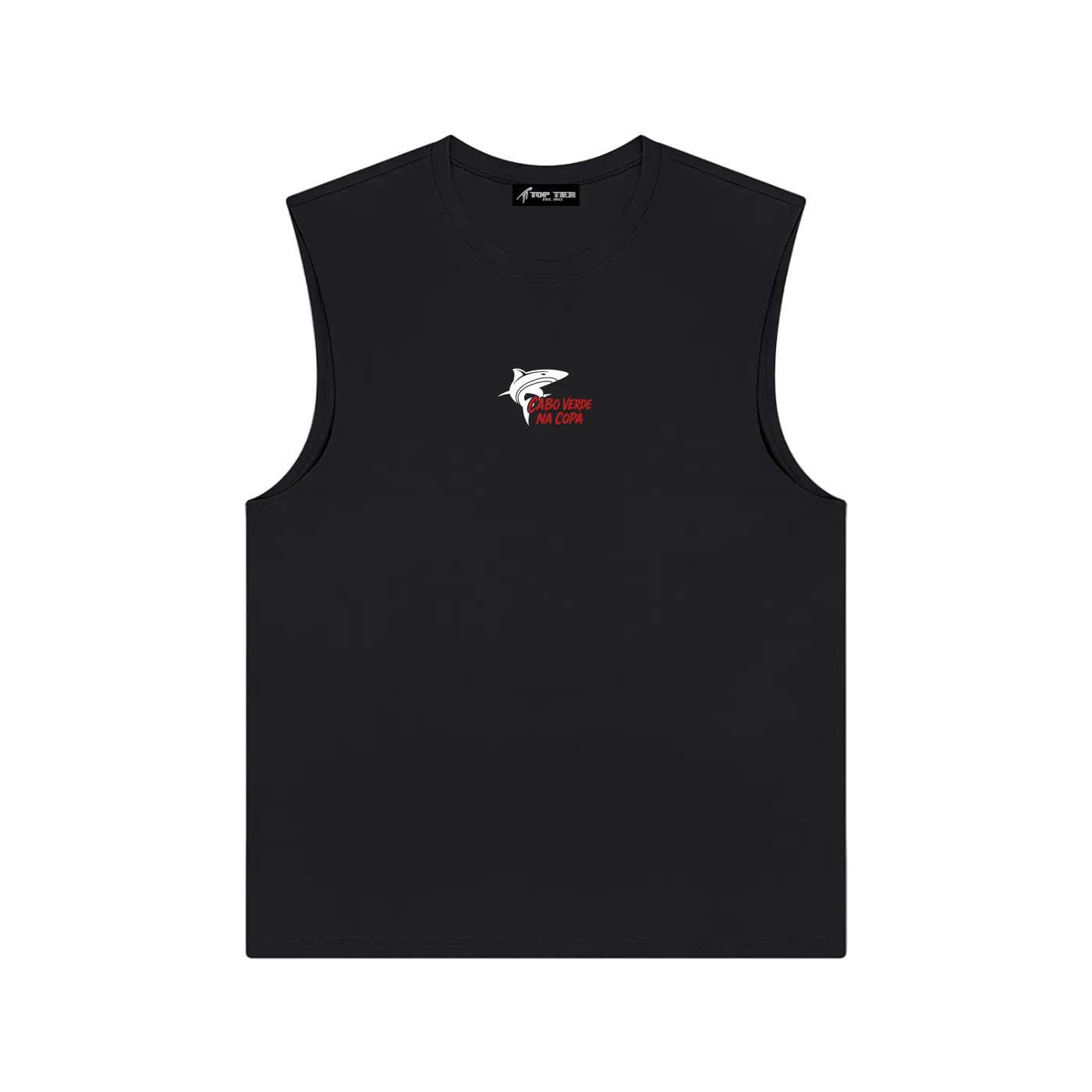Cabo Verde Na Copa Red Athletic Tank Top