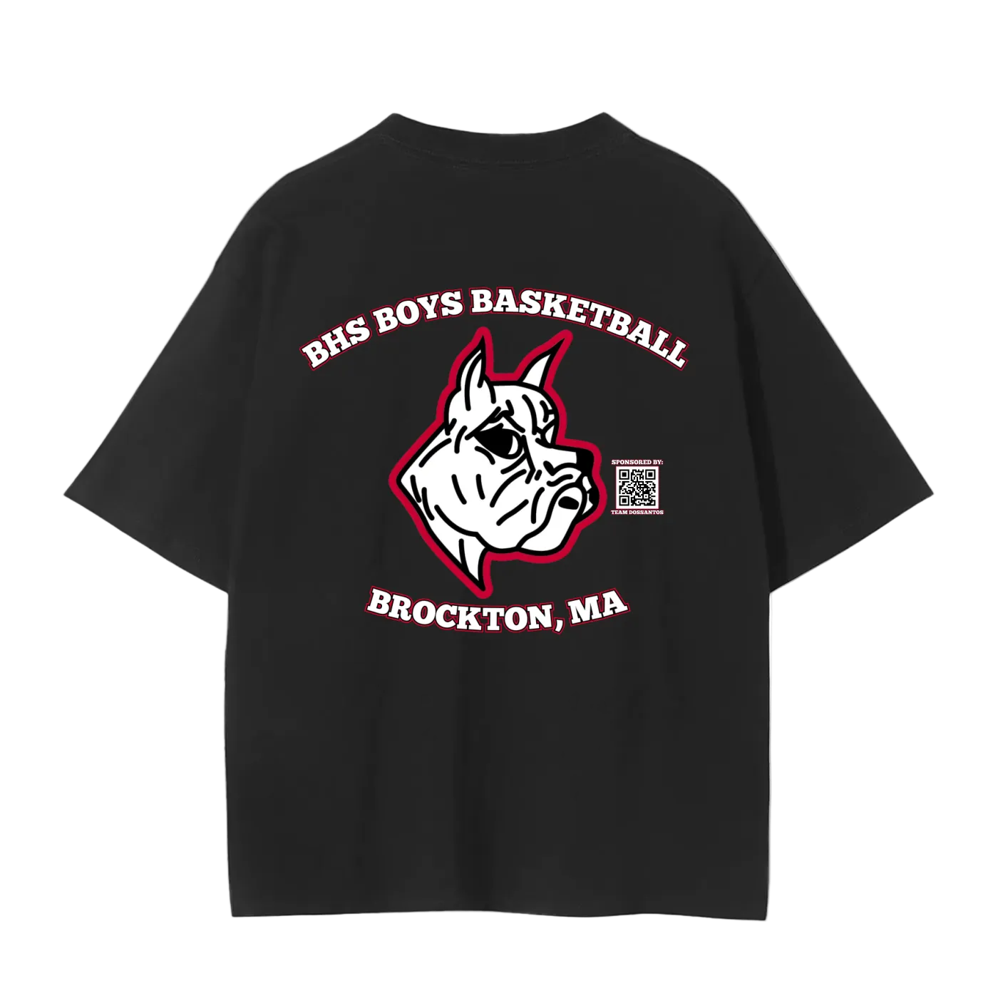 T-shirt officiel de l'équipe masculine de basketball du lycée Brockton