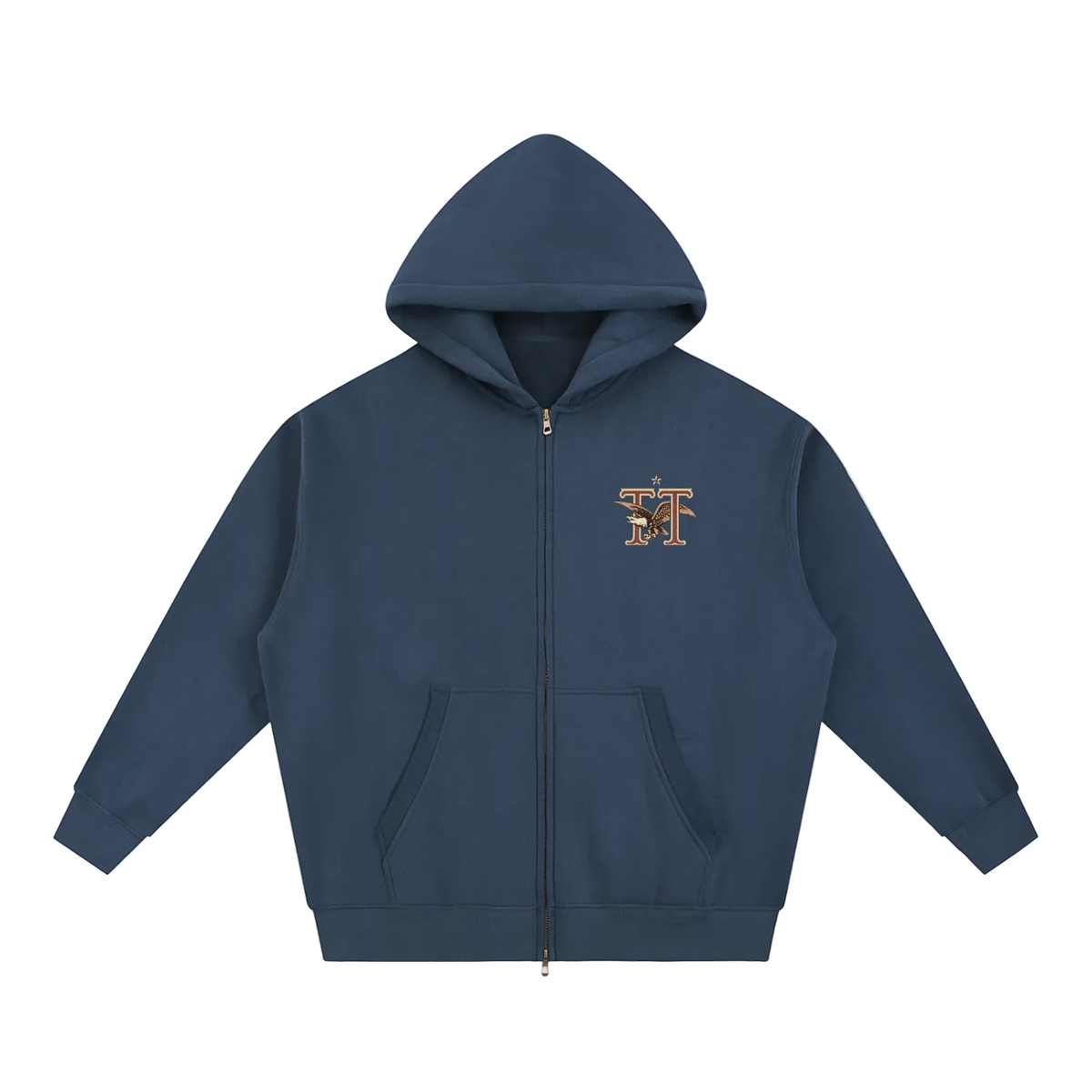 Vintage Eagle Oversized Boxy Hoodie