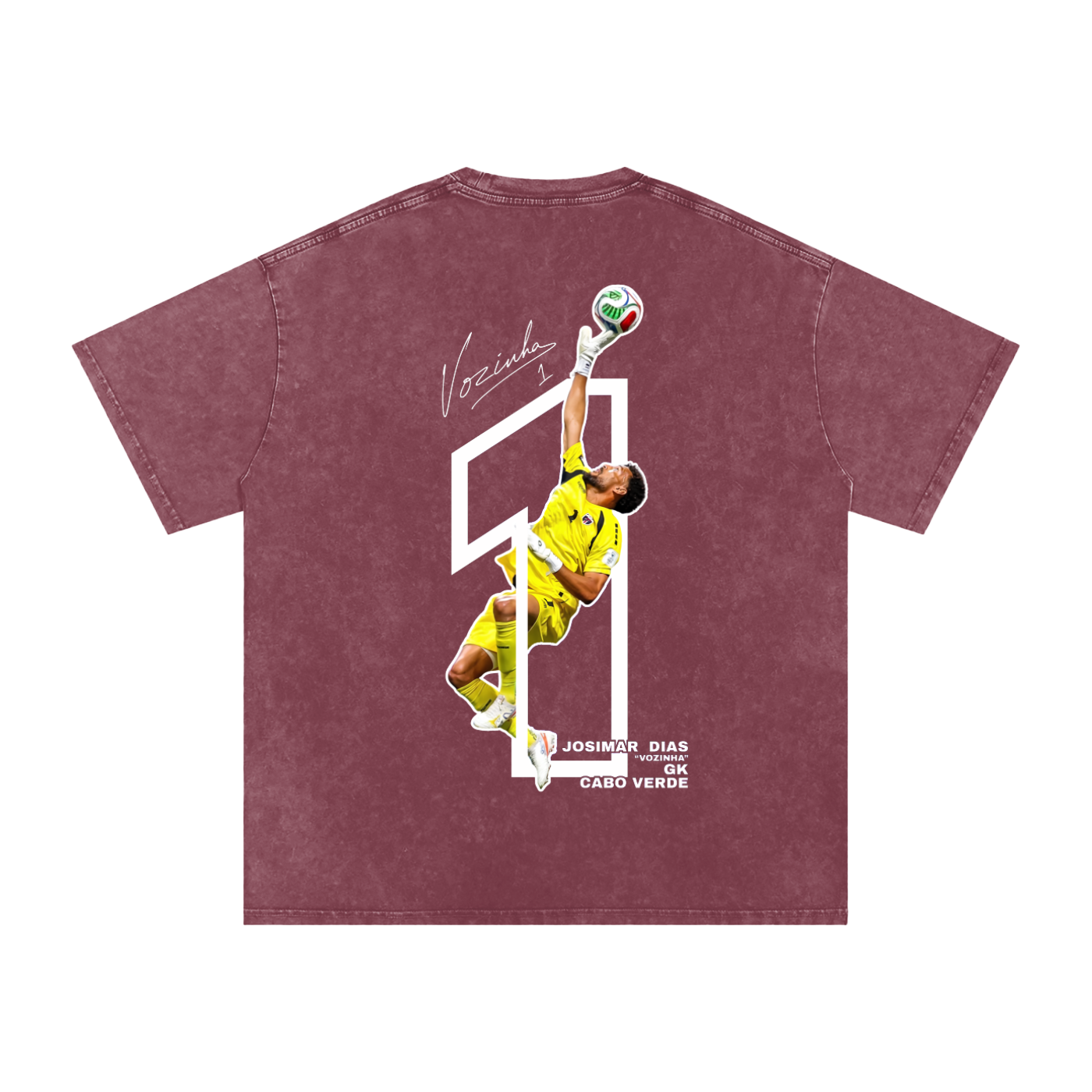 Vozinha World Cup Washed Oversized T-Shirt