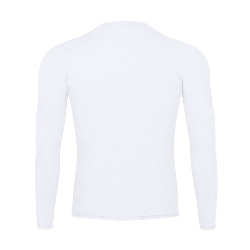 T-shirt de compression blanc à manches longues « TT »