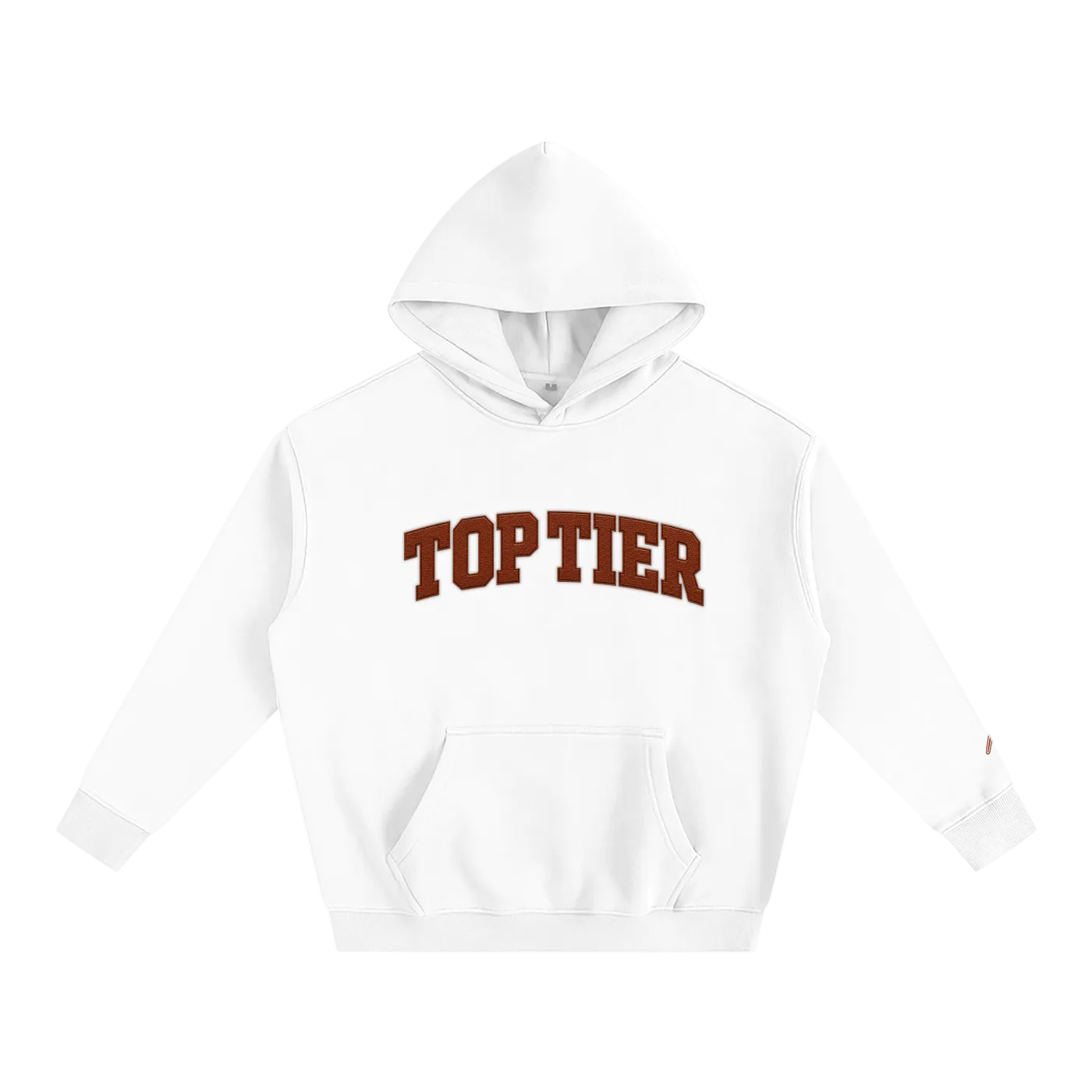 Football Leather Oversized Hoodie