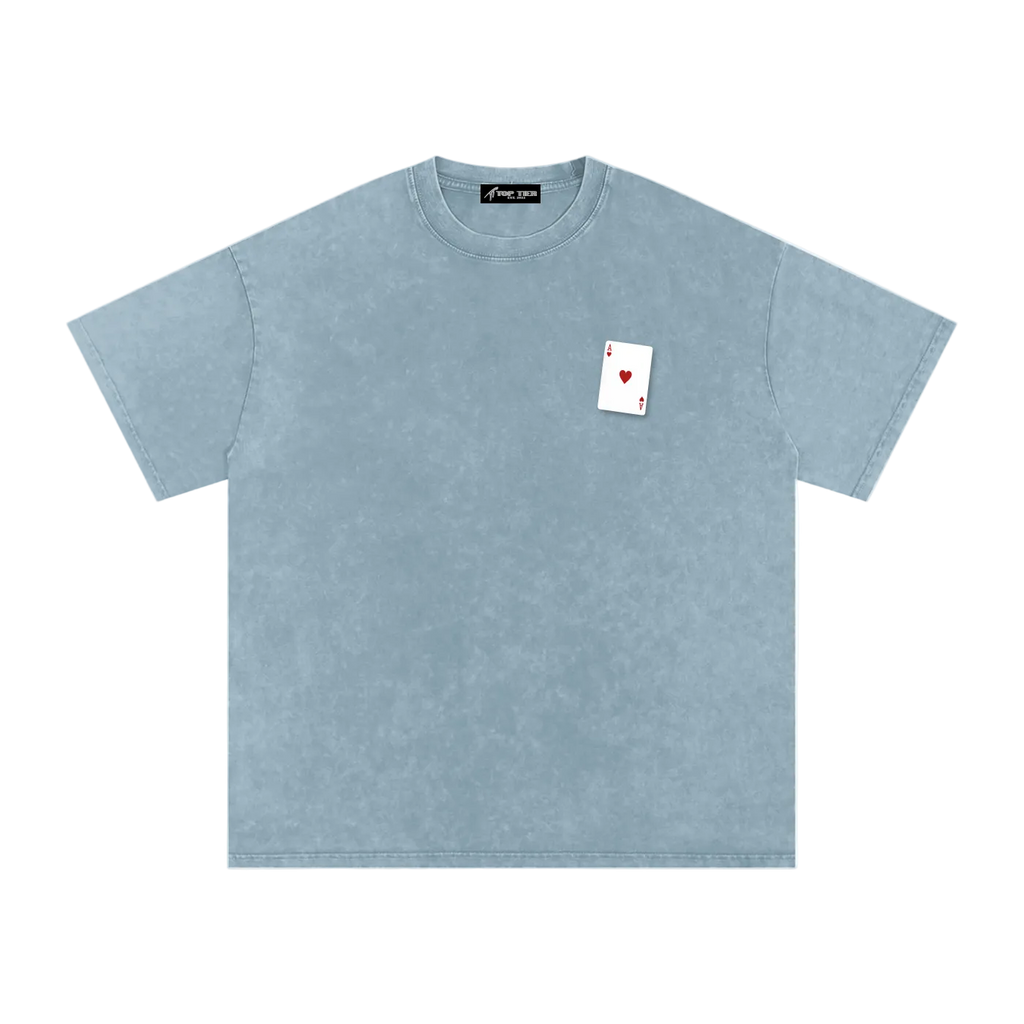 Top Tier Ace's Washed Oversized T-Shirt