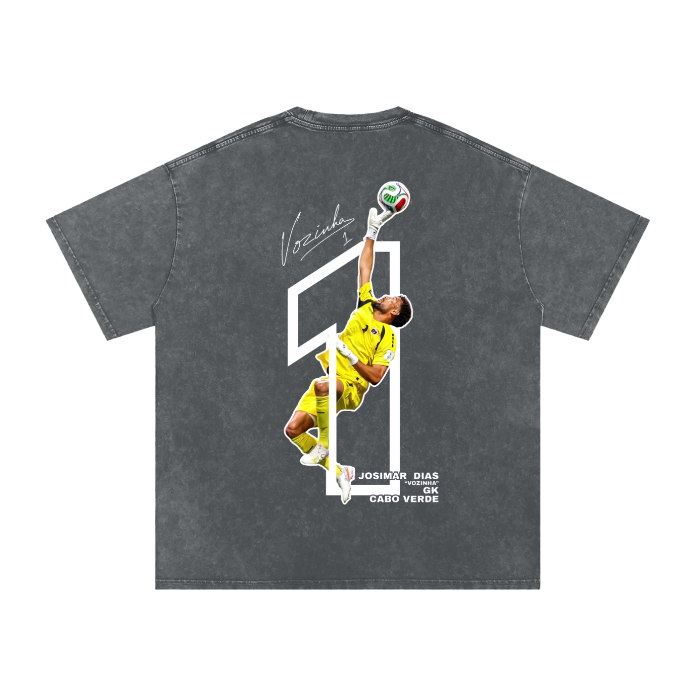 Vozinha World Cup Washed Oversized T-Shirt