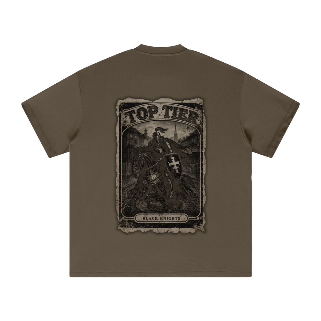 Camiseta gruesa de tonos tierra Black Knights