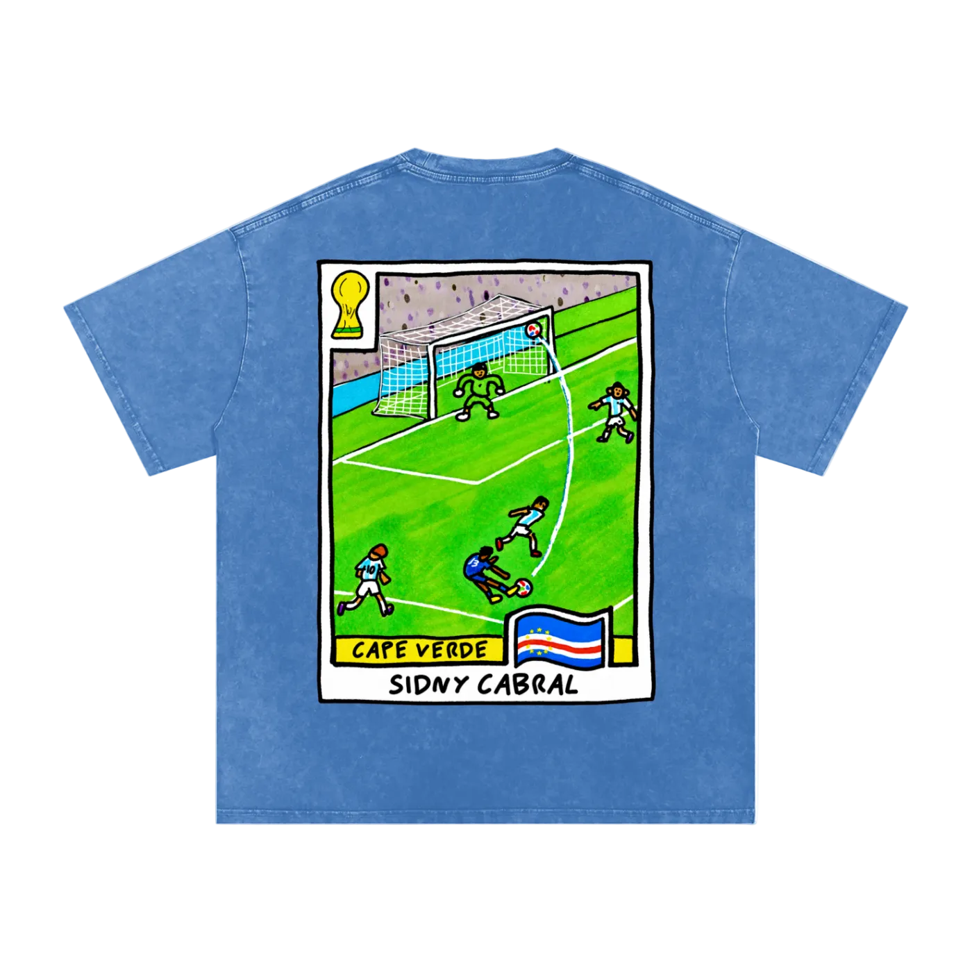 Sidny Lopes Cabral Goal Washed Oversized T-Shirt