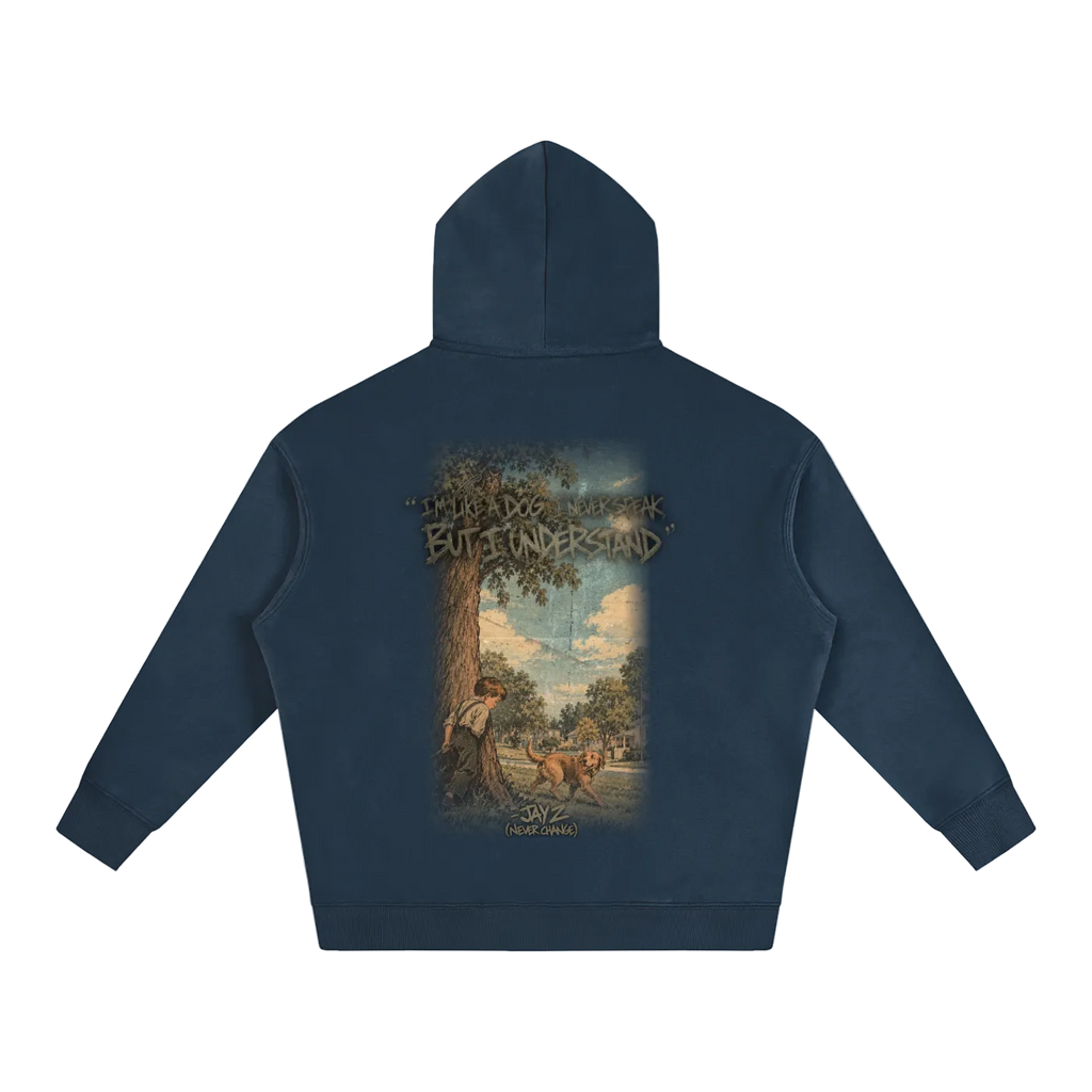 "I Never Speak But I Understand" Oversized Hoodie