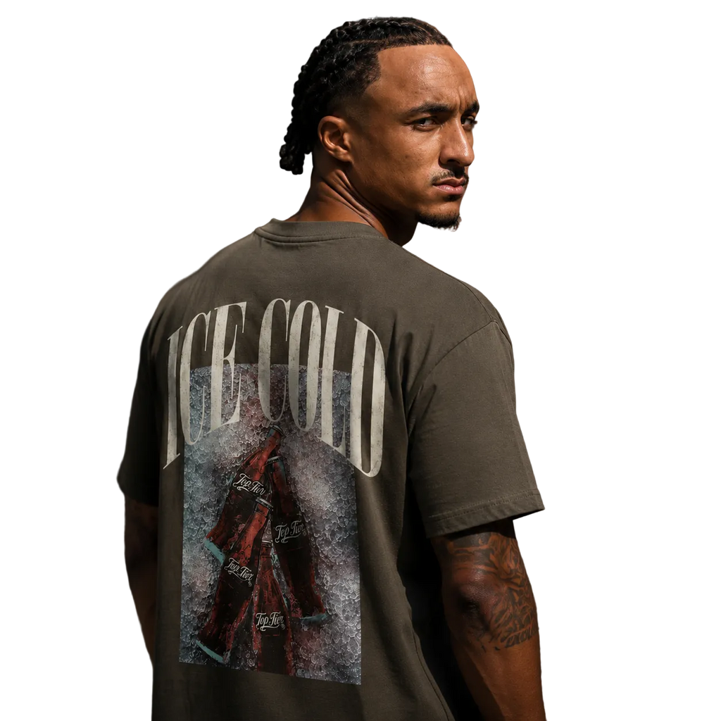 "Ice Cold" Heavyweight Earth Tone T-Shirt