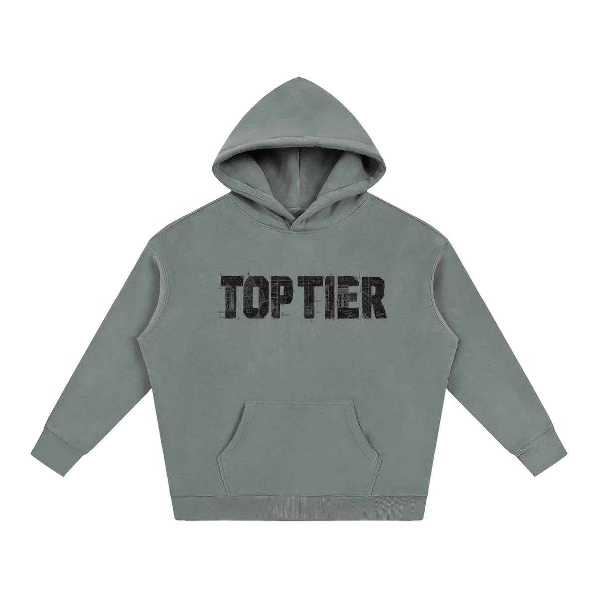 "Brockton - The Blueprint" Oversized Hoodie