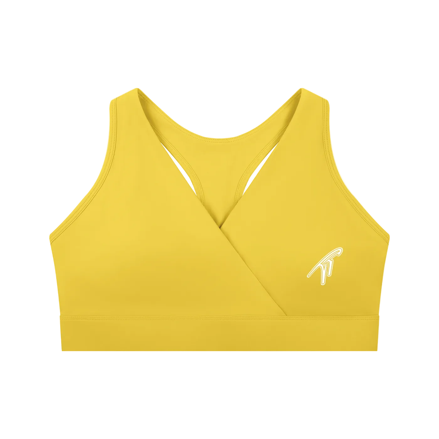"TT" Women's Crossover V-Neck Sports Bra