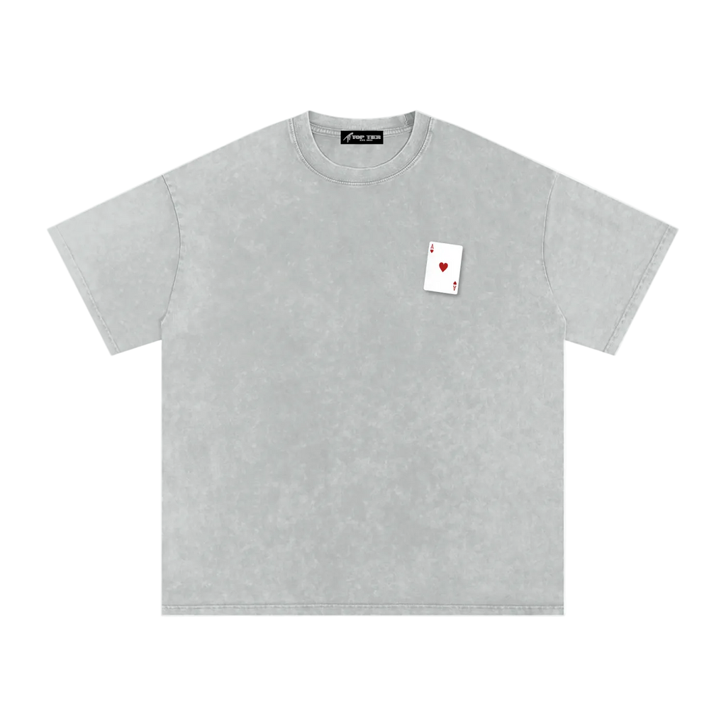 Top Tier Ace's Washed Oversized T-Shirt