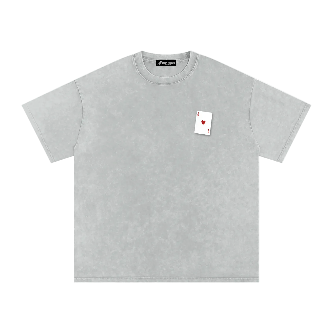 Top Tier Ace's Washed Oversized T-Shirt