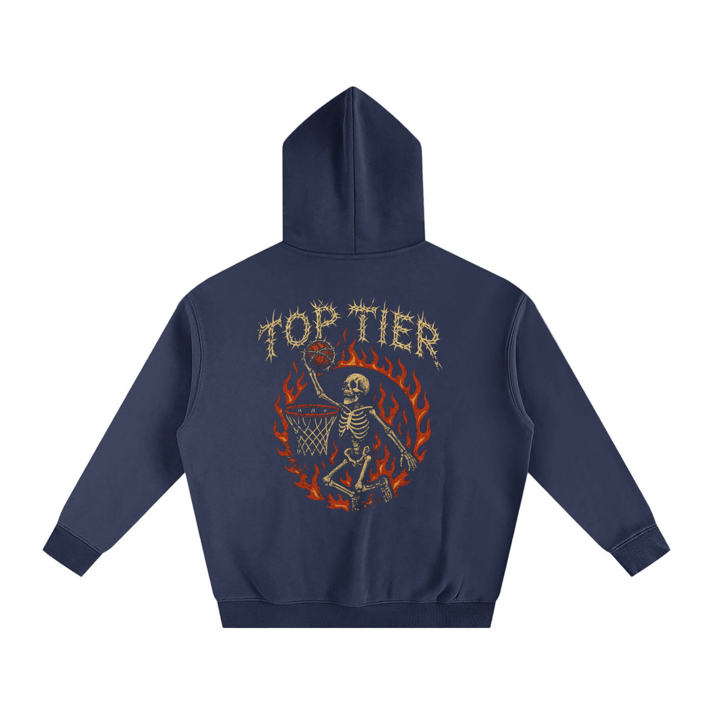 Sudadera con capucha de peso pesado de alambre de púas de primer nivel