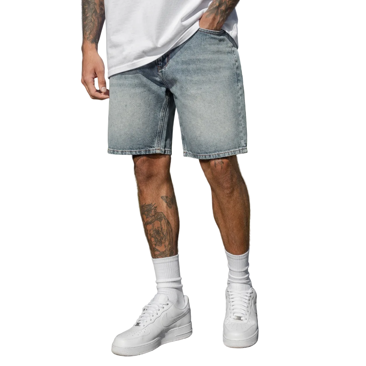 Vintage Wash Denim Jorts