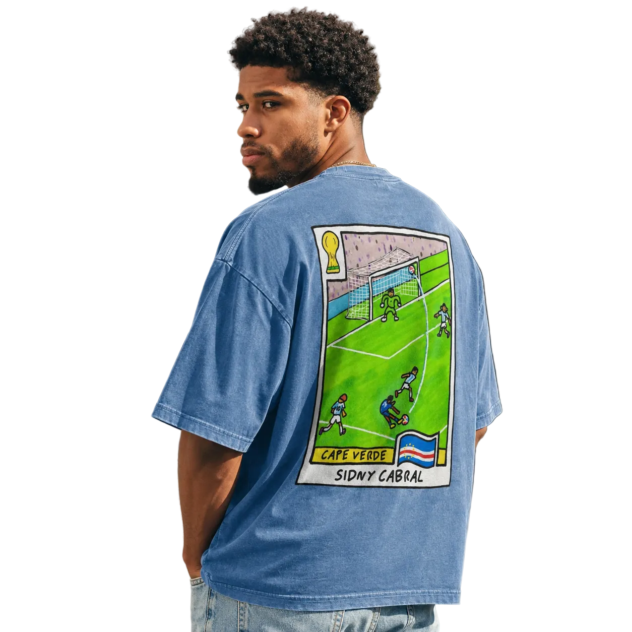 Sidny Lopes Cabral Goal Washed Oversized T-Shirt
