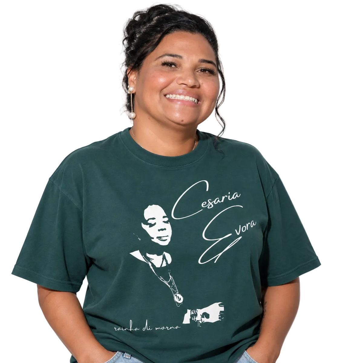 Camiseta gráfica de Cesaria Evora