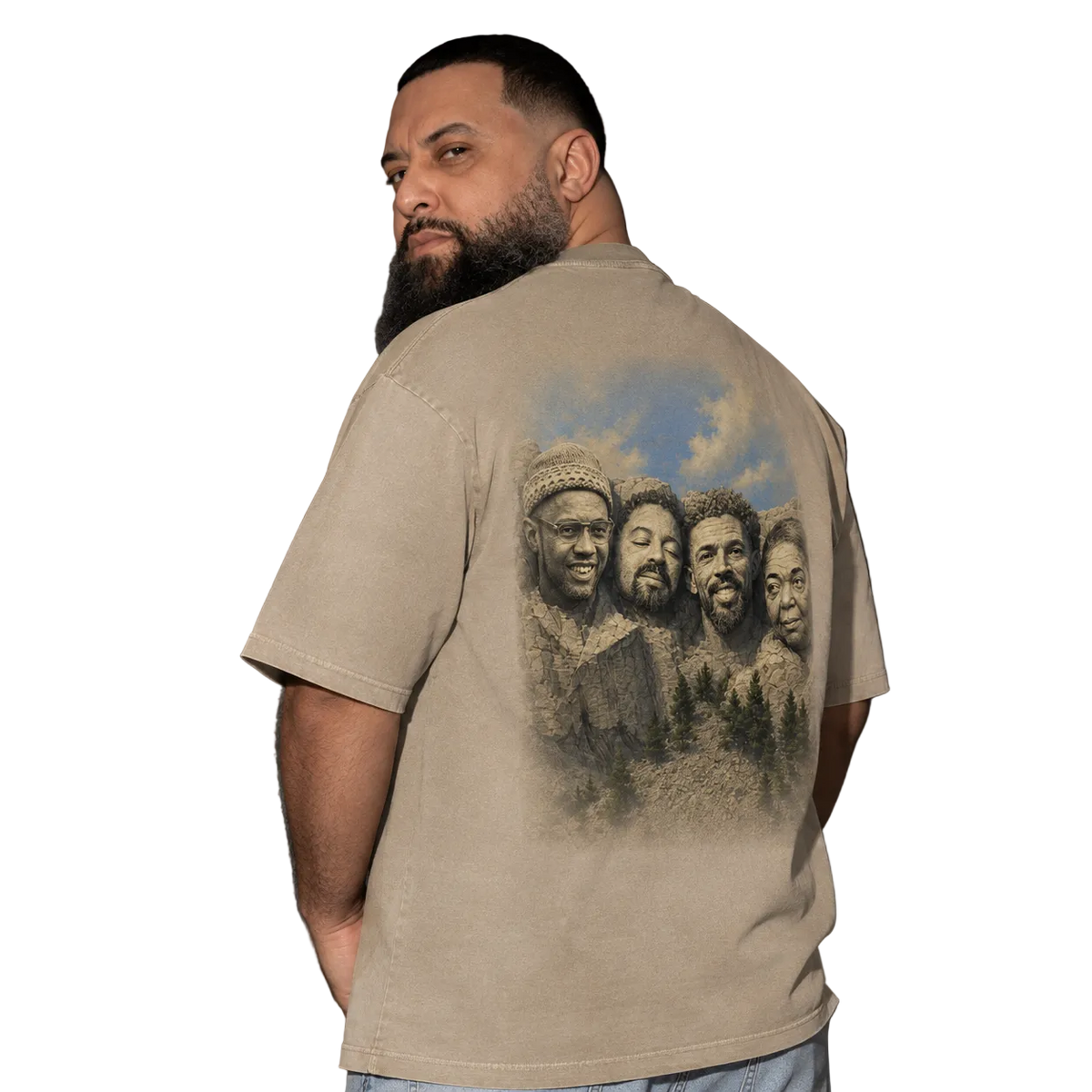 Cabo Verde Mount Rushmore Vintage Oversized T-Shirt