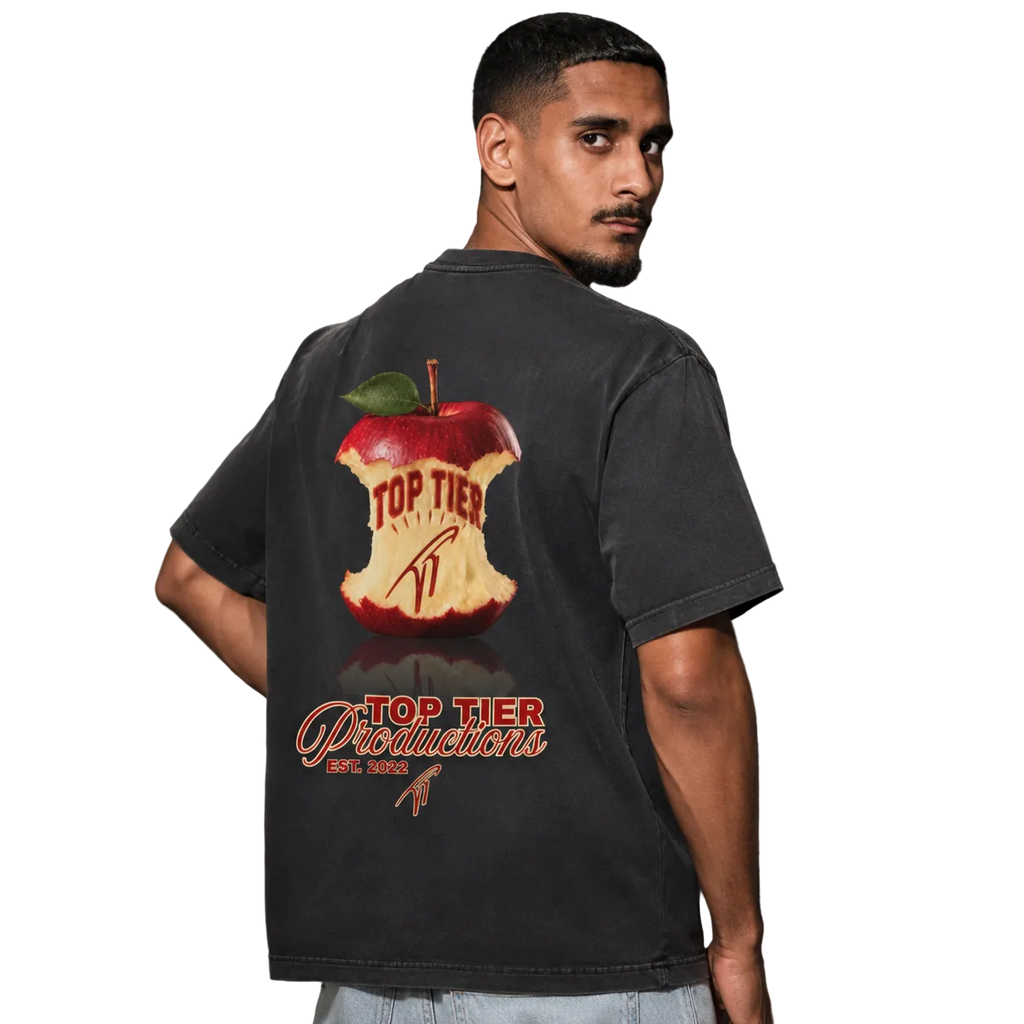 Top Tier Apple Vintage Oversized T-Shirt