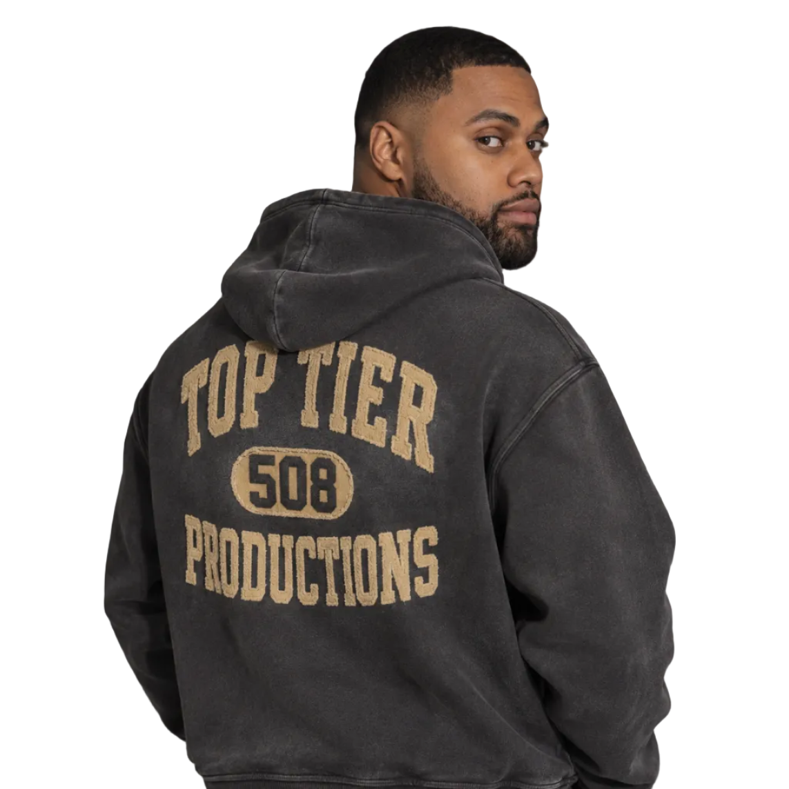 508 Sunfade Zipper Boxy Hoodie