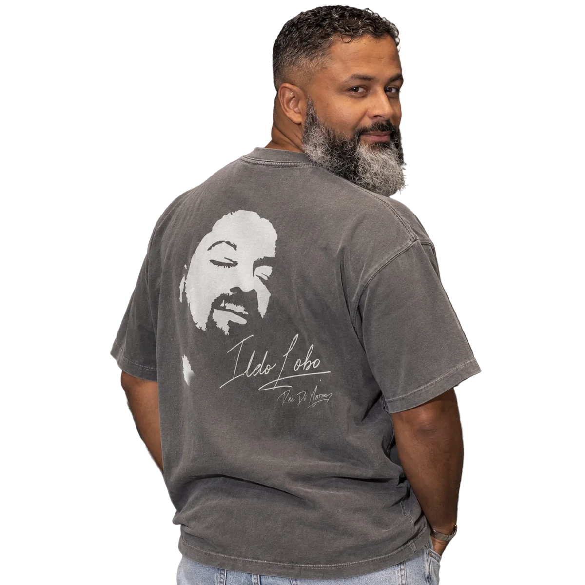 Ildo Lobo "Rei Di Morna" Vintage Oversized T-Shirt