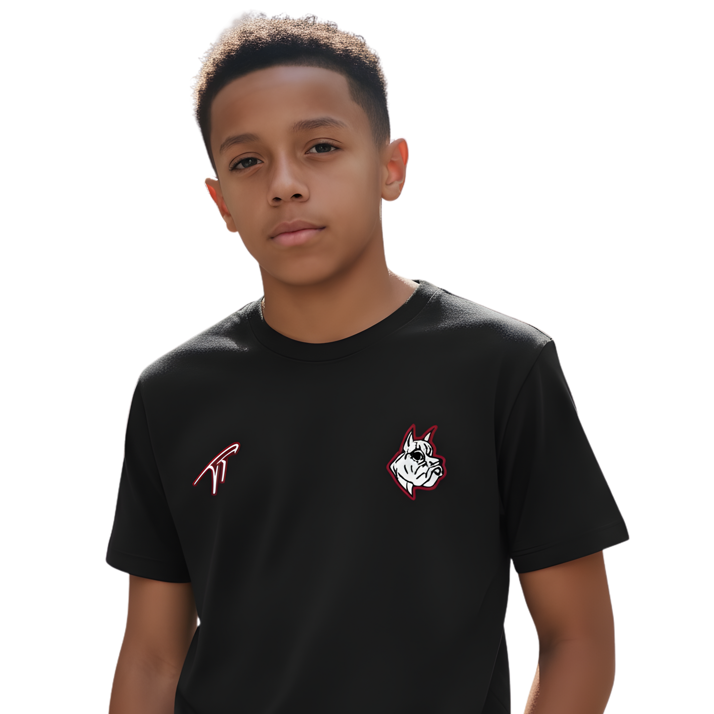 T-shirt officiel de basketball pour garçons du lycée Brockton