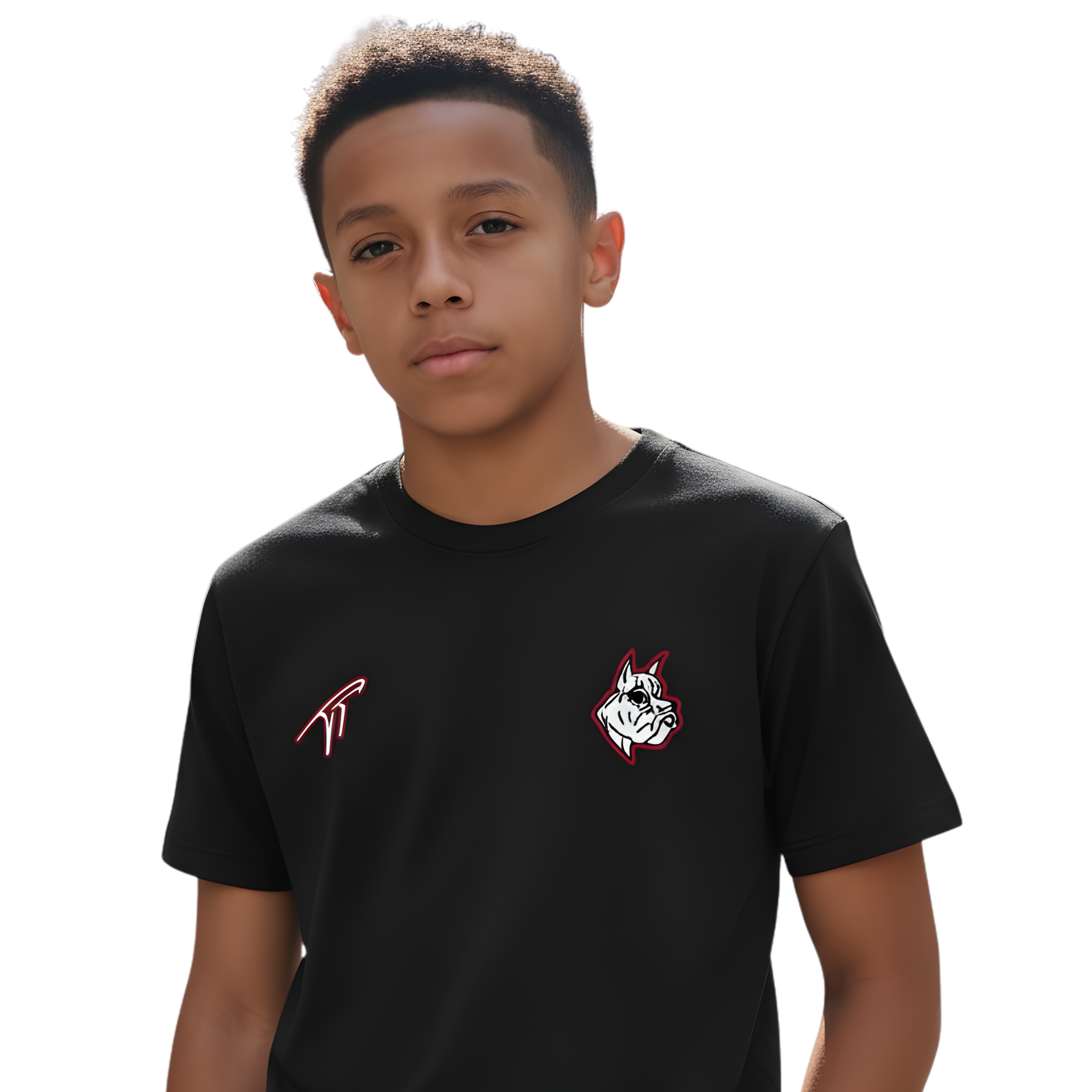 T-shirt officiel de basketball pour garçons du lycée Brockton