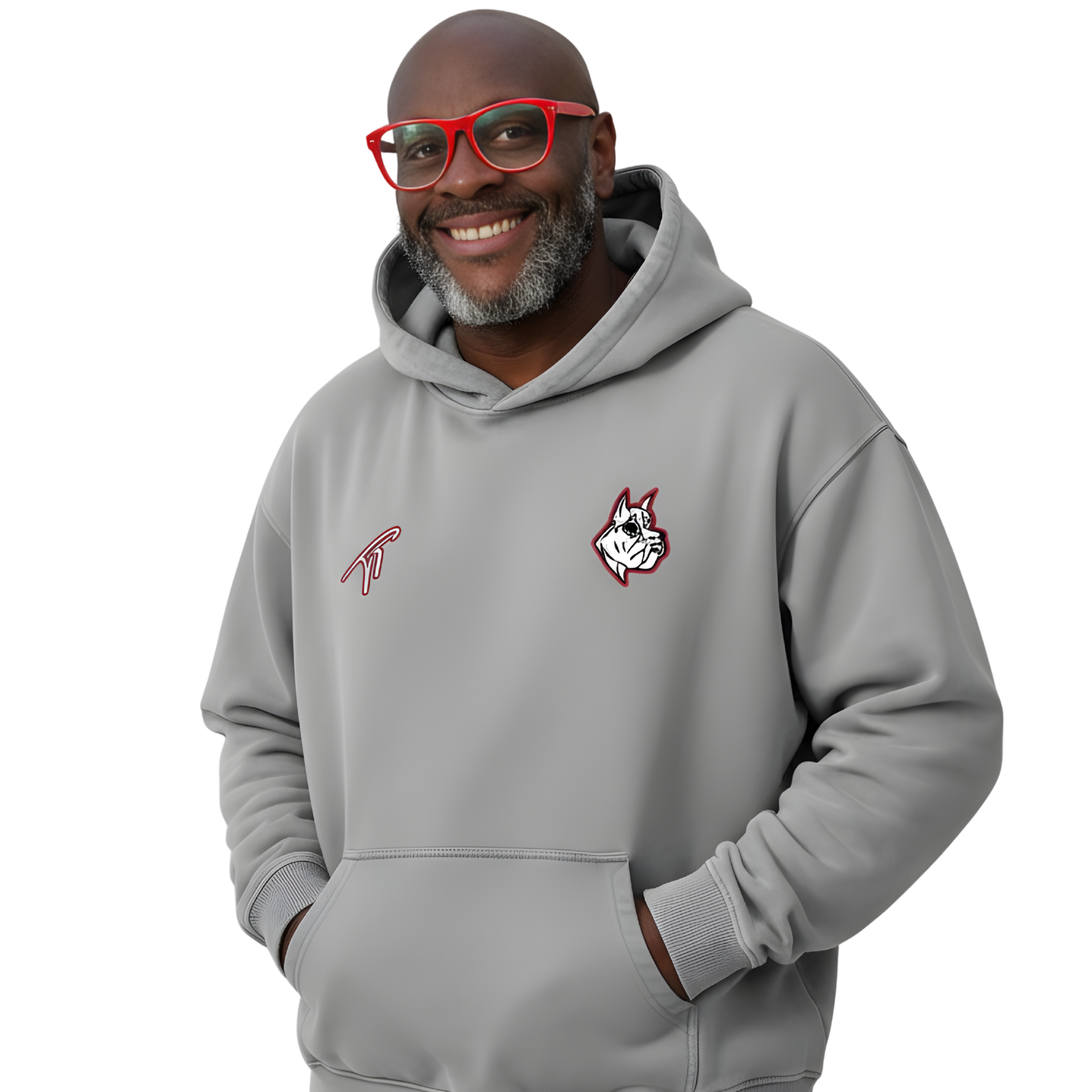 Sweat à capuche officiel Brockton High Boys Basketball Heavyweight Sunfade