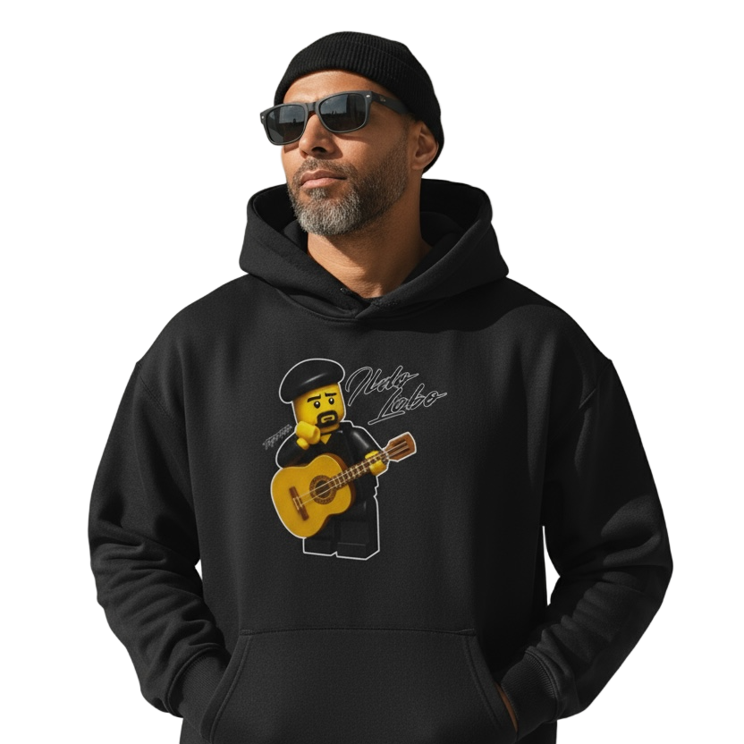 Sudadera con capucha pesada Lego Ildo Lobo (negra)