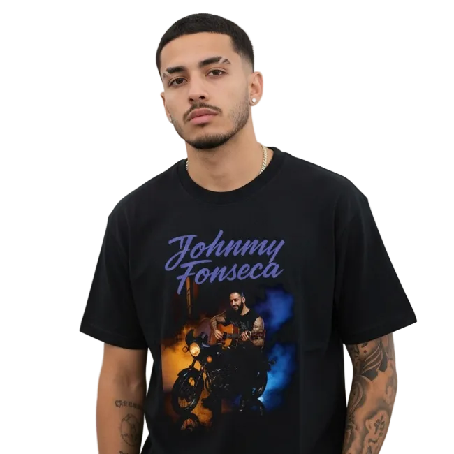 Camiseta gráfica de peso pesado de Johnny Fonseca