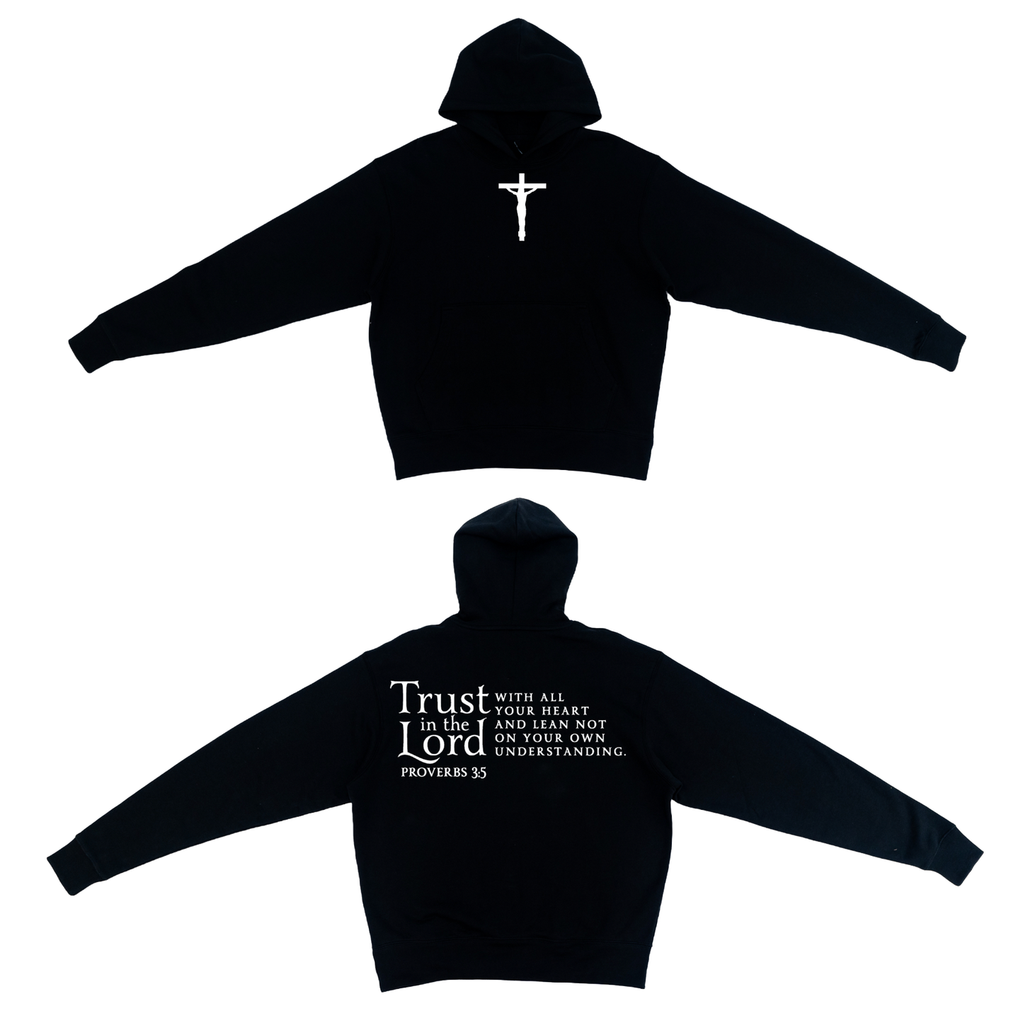 Youth Proverbs 3:5 Hoodie (Black)