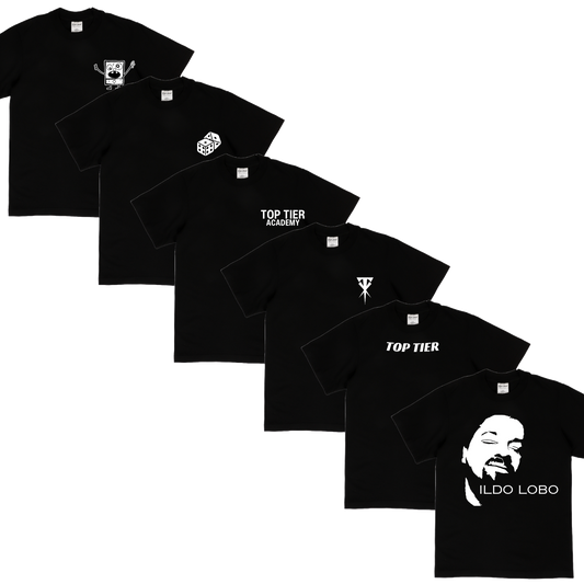 Black T-Shirt 6 Pack