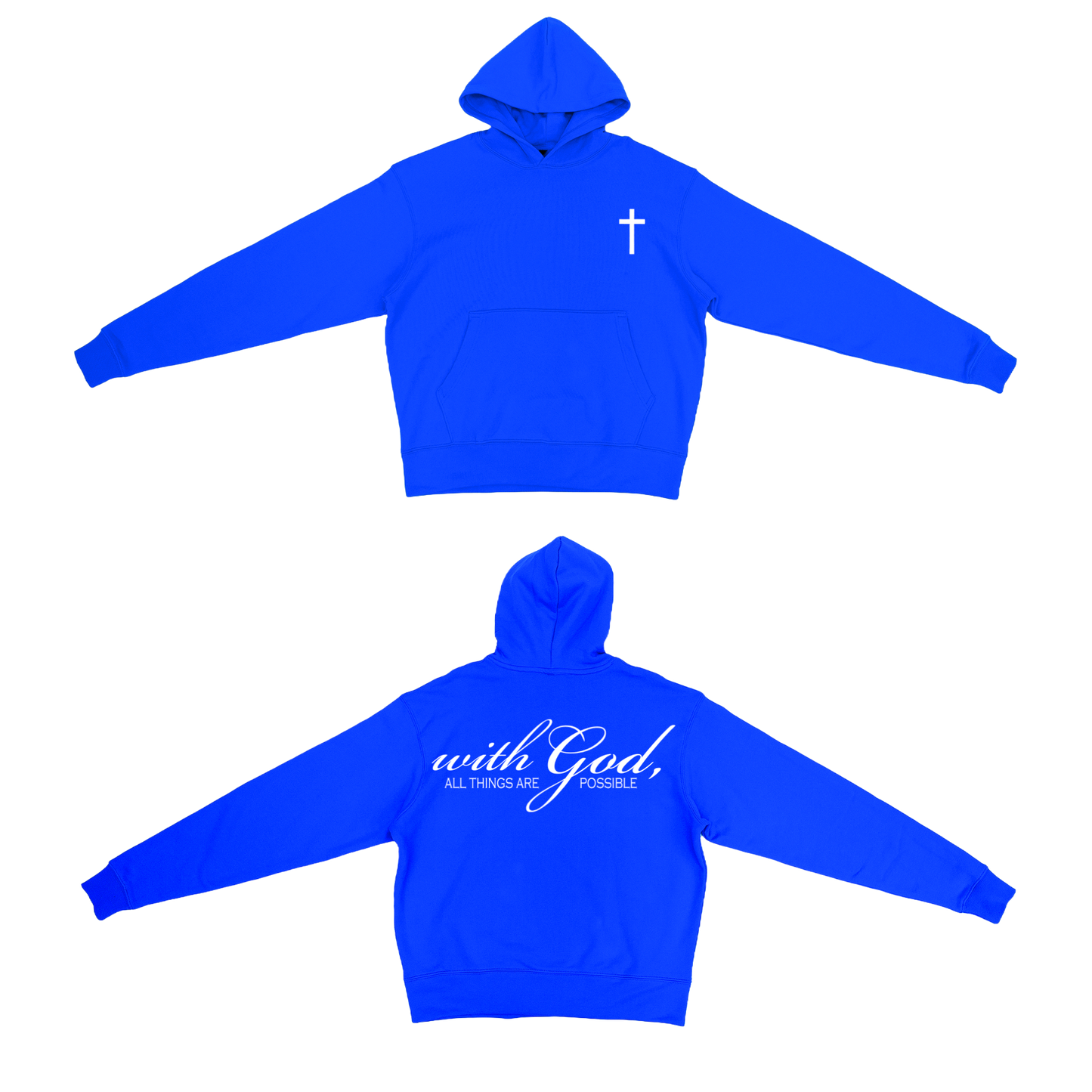 Matthew 19:26 Heavyweight Hoodie (Color)