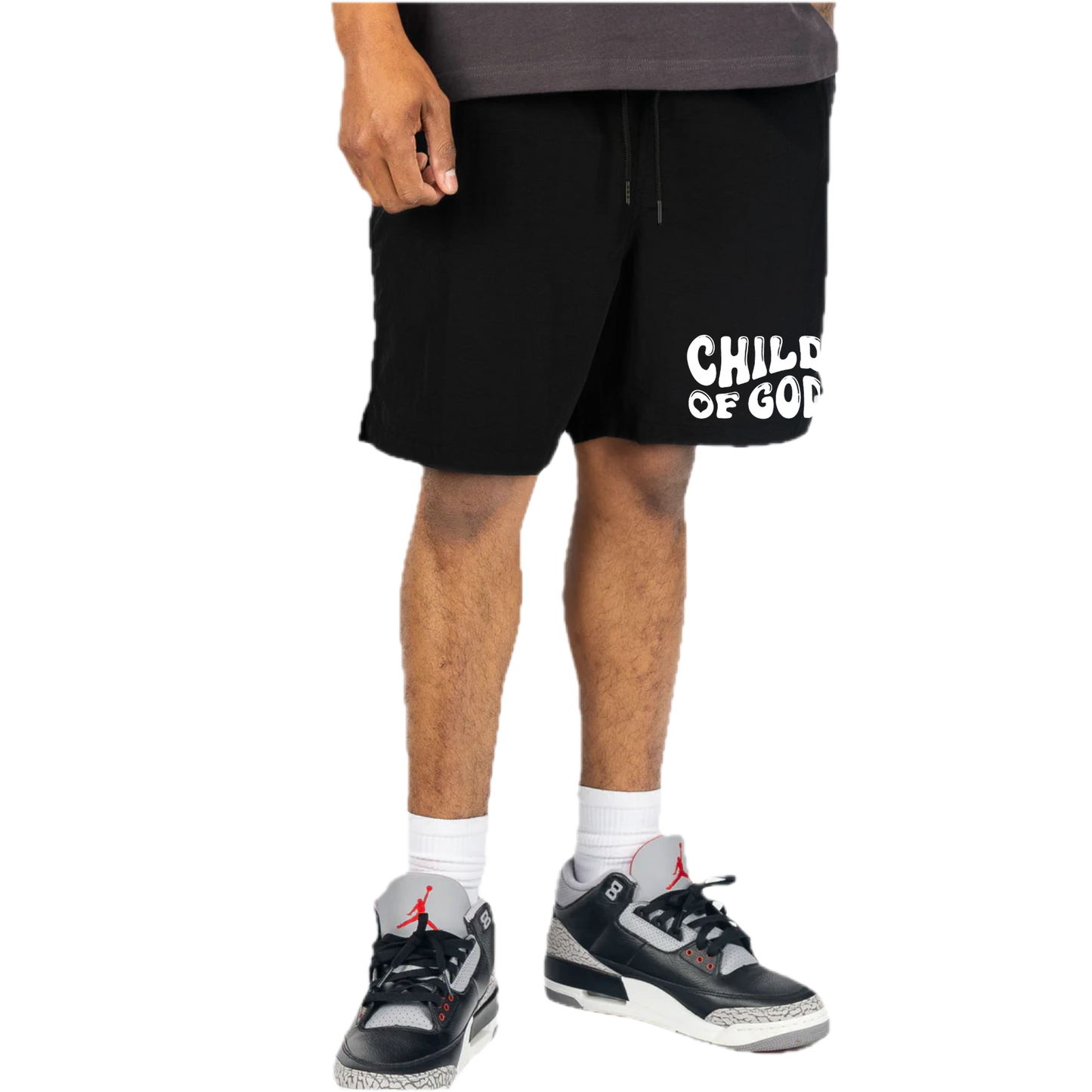 Short de bain en nylon (Enfant de Dieu)