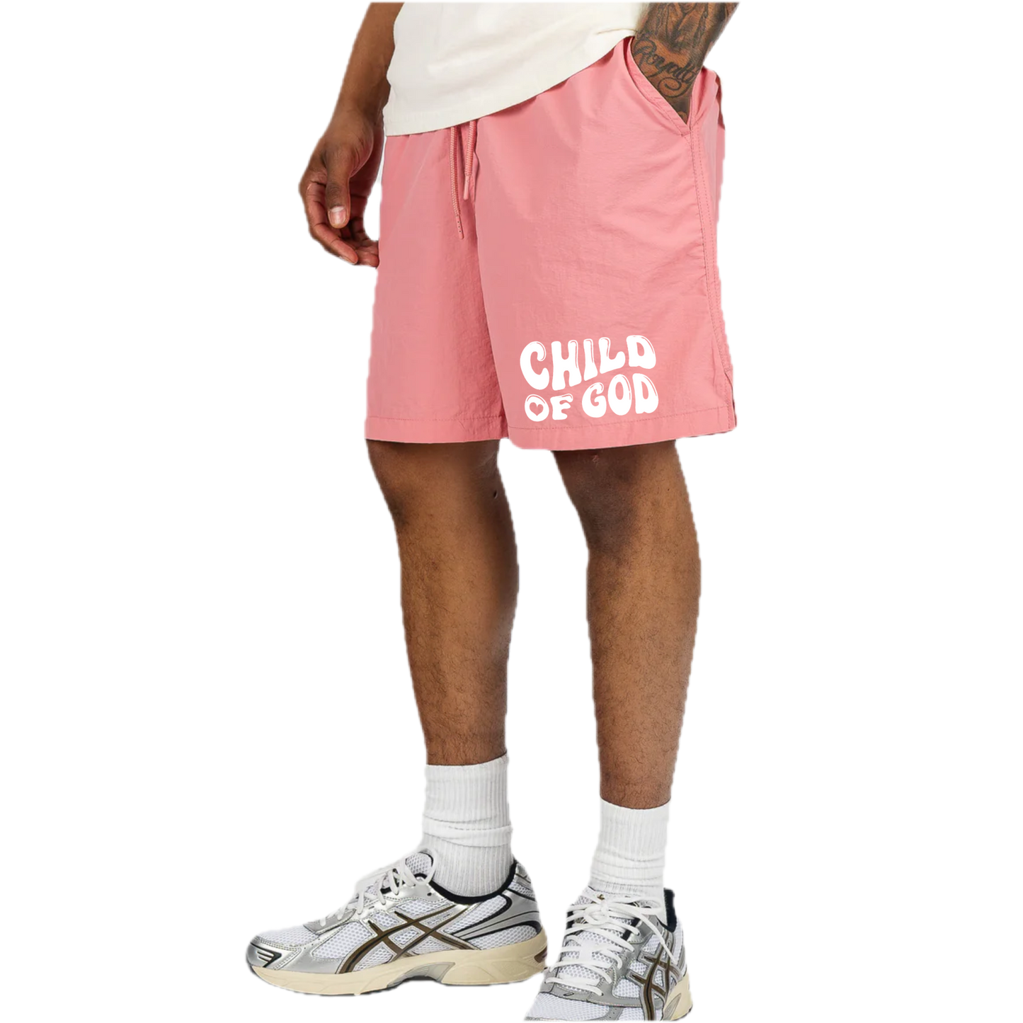 Short de bain en nylon (Enfant de Dieu)