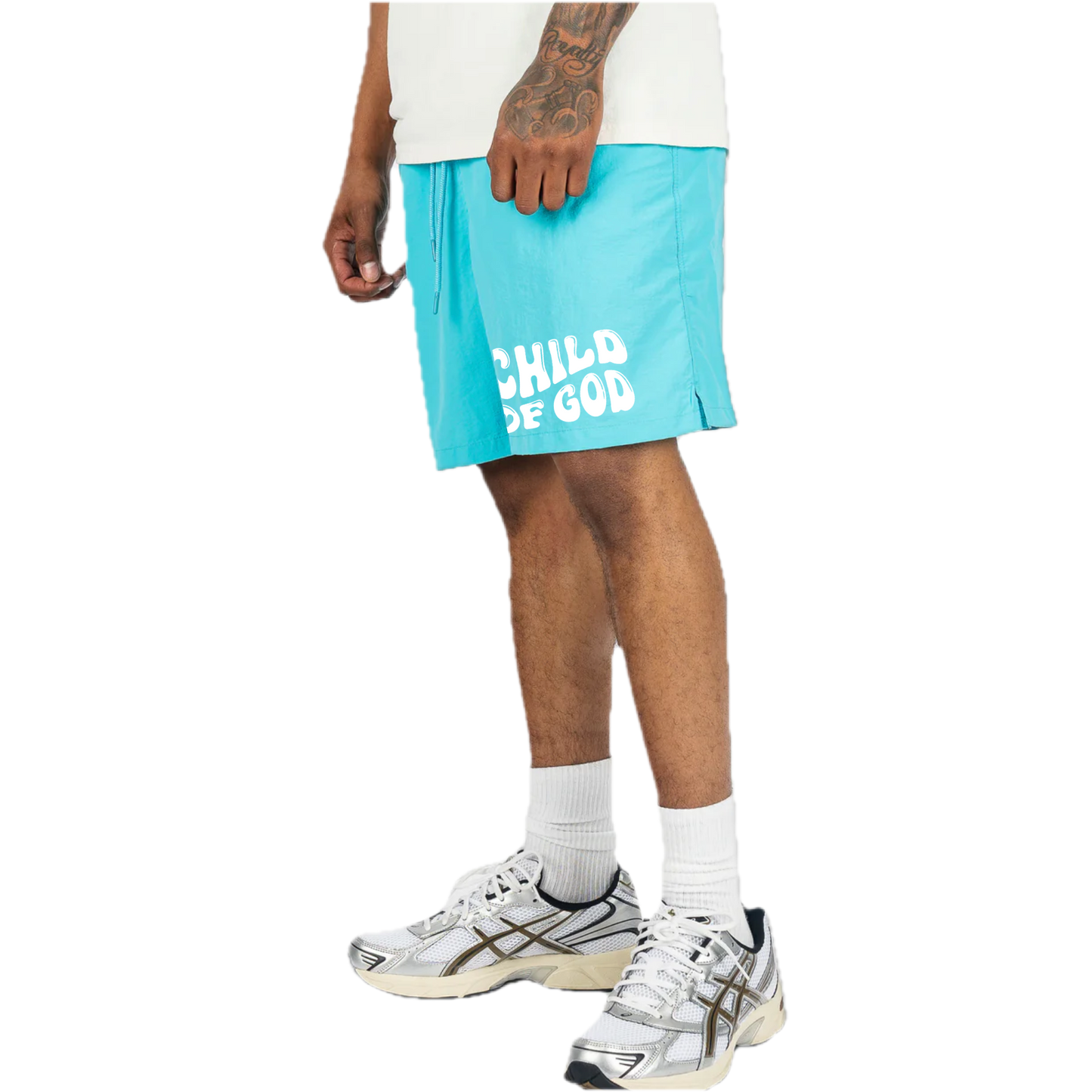 Short de bain en nylon (Enfant de Dieu)