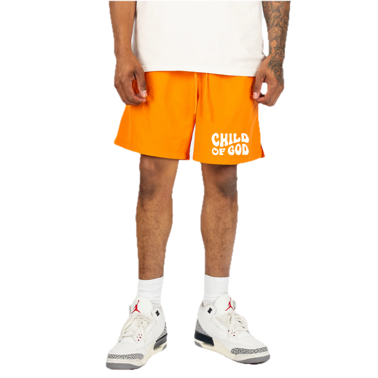 Short de bain en nylon (Enfant de Dieu)