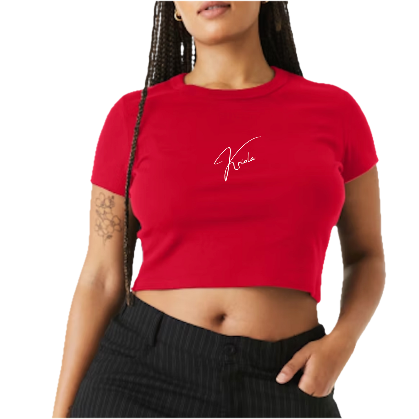 Camiseta de bebé de color caballero para mujer
