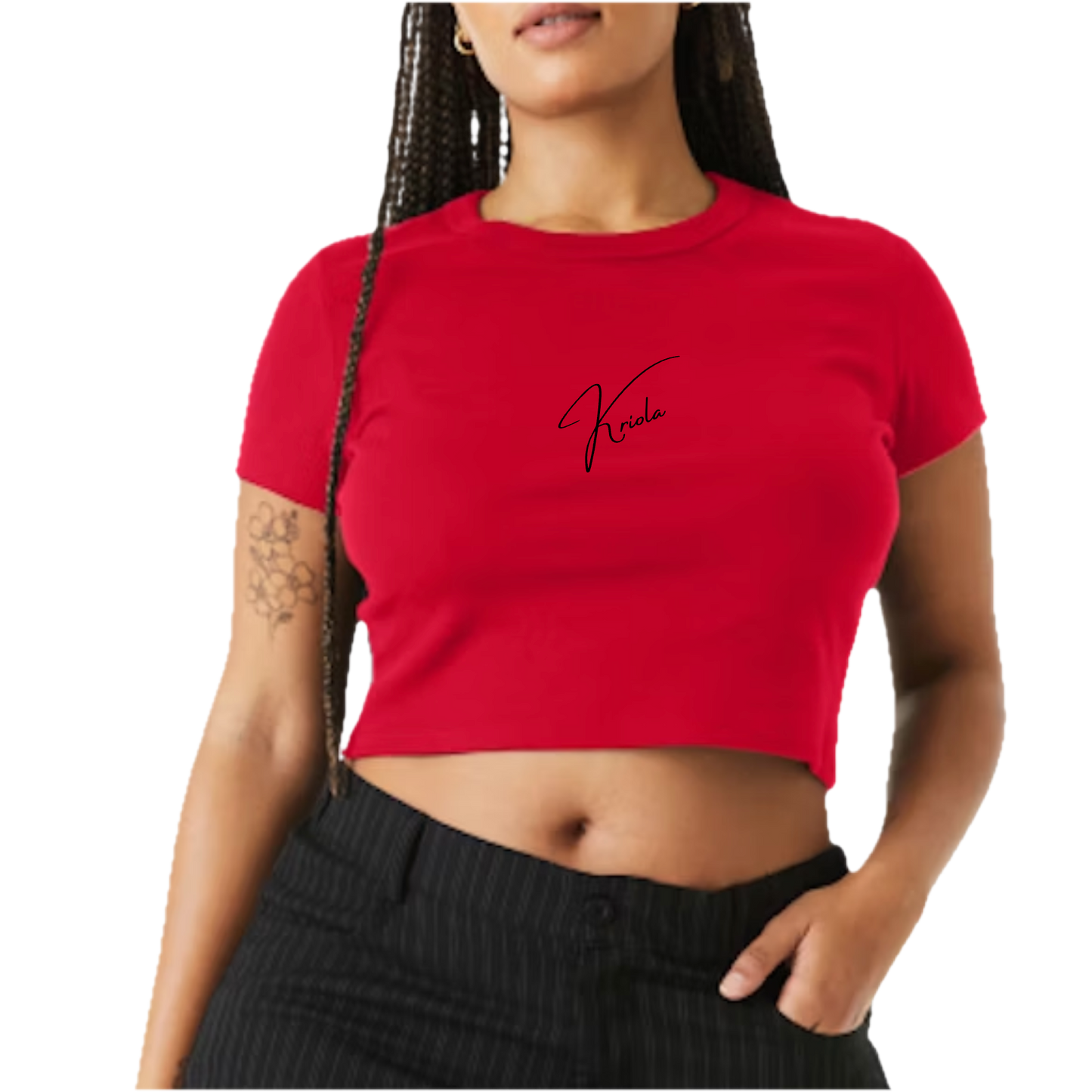 Camiseta de bebé de color caballero para mujer