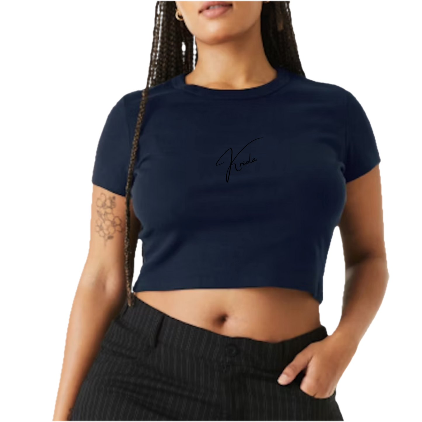 Camiseta de bebé de color caballero para mujer